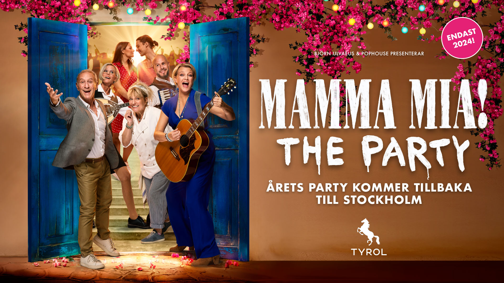 Mamma Mia the Party på Tyrol över Jönköping